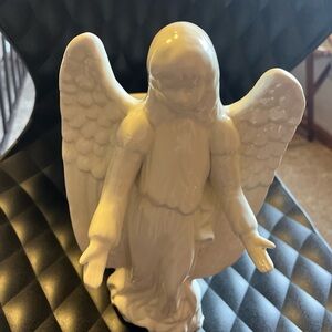 White Angel Figurine planter